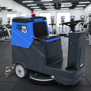 Autolaveuse électrique autoportée pour le nettoyage des gymnases et le balayage de divers terrains – Machine de nettoyage de sols - Product Image 1