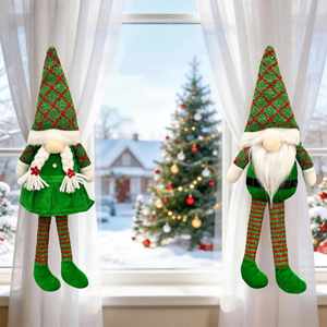 Gnomos Navideños Decorativos para Cortinas, con Hebilla, de Peluche, sin Rostro, para Decoración del Hogar - Product Image 6