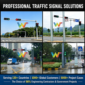 ไฟจราจร LED รูปทรงลูกศร ขนาด 300 มม. ได้รับการรับรองมาตรฐาน EN12368 สำหรับการจราจรในเขตเทศบาล ป้องกันน้ำ IP65 สีแดง เหลือง เขียว สำหรับการจัดการการจราจร - Product Image 5