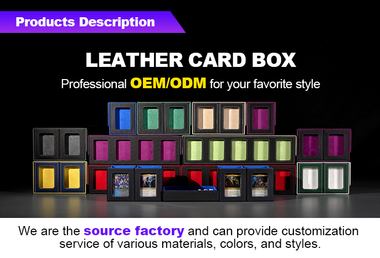 JUZI 7 in 1 Leather Side Load Commander with 35pt Magnetic Card