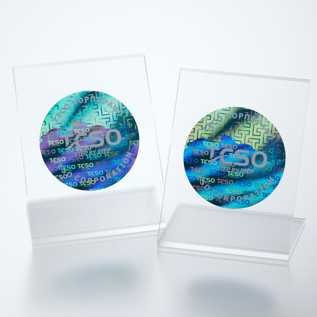 Custom PET Hologram Stickers & Decals for Premium Packaging Computer Mobile Phone Earphone Accessories