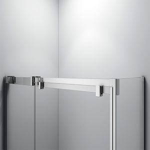 Elegante Puerta <span class=keywords><strong>de</strong></span> <span class=keywords><strong>ducha</strong></span> corrediza <span class=keywords><strong>de</strong></span> aleación <span class=keywords><strong>de</strong></span> aluminio Puerta <span class=keywords><strong>de</strong></span> baño <span class=keywords><strong>de</strong></span> vidrio templado <span class=keywords><strong>con</strong></span> panel <span class=keywords><strong>de</strong></span> vidrio fácil <span class=keywords><strong>de</strong></span> limpiar - Product Image 5