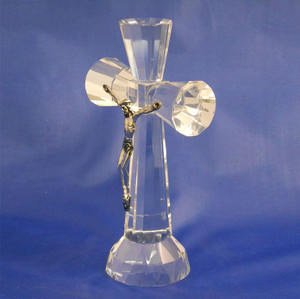 MH-15029 de pie de Cruz de cristal crucifijo de Jesús Cristiano - Product Image 2