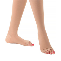 Bas de contention en nylon à maintien ferme 20-30 mmHg, grande taille, à bout fermé, pour le traitement des varices