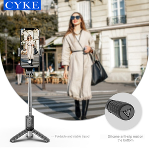 CYKE Mini Trépied Perche à <span class=keywords><strong>Selfie</strong></span> avec Lumière LED et Télécommande <span class=keywords><strong>Bluetooth</strong></span> Sans Fil pour Téléphone Q11 - Vente Flash - Product Image 3