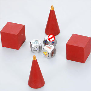 6 caras D6 Bar Party Pub Fun Toy Funny Sexy Roll Play Adult Family Metal Love Sex Color Position Naughty Dice - Product Image 5