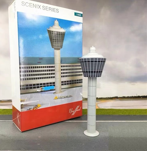 High Quality 1:400 Newspeed Airport Tower Model Set for Collectors Aircraft GSE Accessories Construction Kit for Wholesale