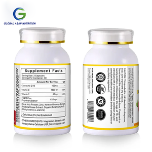 Las cápsulas Softgel del OEM <span class=keywords><strong>Q10</strong></span> complementan la coenzima <span class=keywords><strong>Q10</strong></span> Softgel para el corazón sano - Product Image 4