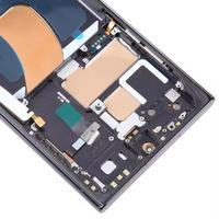 Layar Sentuh OLED Original Pengganti dengan Rangka untuk Sam S23 Ultra/S918B Ecran LCD Display, Dijual Murah