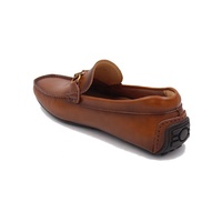 Mocassins en cuir souple pour homme, semelle plate en caoutchouc, personnalisables OEM/ODM avec logo et design sur mesure, haute qualité