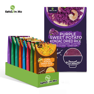 Riz de Konjac Séché Shirataki Végétalien pour la Perte de Poids, Riz de Patate Douce Violette Séché en Gros - Product Image 1