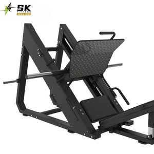 Máquina de Sentadillas Comercial SK con Carga de Placas, Prensa de Piernas, Equipo de Gimnasio para Entrenamiento de Fuerza, Máquina de Ejercicio para la Parte Inferior del Cuerpo - Product Image 1