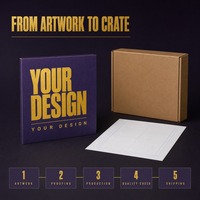 Emballage personnalisé pour disques vinyles, pochette imprimée pour LP, couverture de disque à rabat, boîte de coffret pour l'impression d'albums, pour les labels musicaux et les magasins de disques