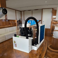 Enfriador de Aire Evaporativo Marino Chlee de 18000 BTU para Veleros, 110v, Incluye Bomba de Componentes Centrales R410A, Ahorro de Energía