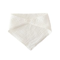 Bavoirs bébé en coton froissé transfrontaliers les plus vendus, bandanas triangulaires, bavoirs en gaze pour enfants, norme de classe 30x45cm, couleur unie