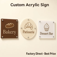 Plaque Murale Personnalisée en Acrylique pour Clinique Dentaire, Panneau de Bureau Médical, Impression UV, Bords Polis, Vente en Gros