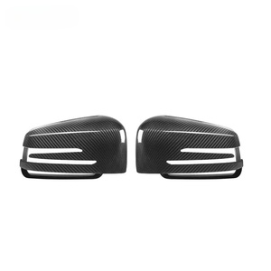 2007 2014 phụ tùng ô tô phù hợp cho Mercedes Benz C-Class C204 phong cách ban đầu khô sợi Carbon xem phía sau gương Bìa - Product Image 2