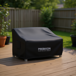 Prebkion Waterproof Patio <b>Loveseat</b> <b>Cover</b> 54W X 37D X 35H Inches Outdoor Furniture <b>Cover</b> With Air Vent And Handles - Product Image 2