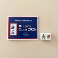 Ensemble de cartes de règles de Mahjong américain, 4 pièces, en carton, résistant à l'usure, impression grand format, instructions de jeu, cartes de score pour 4 joueurs