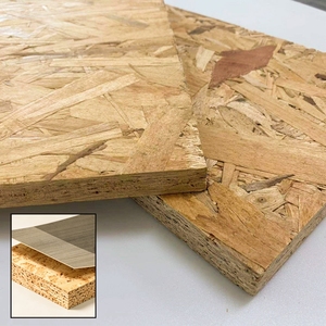 Panneaux de particules 9mm 11mm 12mm 15mm 18mm, panneaux <span class=keywords><strong>OSB</strong></span> 1220x2440mm pour revêtement mural, plafond et sol, mobilier de bureau - Product Image 4