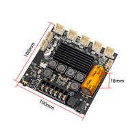 WUZHI AUDIO TB21F Potentiomètre Câble Externe 2.1 Canaux Haut-Parleur Amplificateur Carte Module Stéréo Subwoofer TPA3116 Module de Son