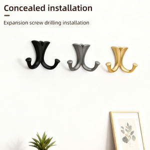Hooks Wall <strong>Organisation</strong> Vintage Metal Zinc Alloy Coat Hanger Clothes Hook Hardware for Coat Hooks - Product Image 4