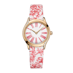 Montre HANNAH MARTIN, fabrication sur mesure, mode vintage, luxe, montre pour femme, acier inoxydable, cadran serti de diamants, montre-bracelet pour femme - Product Image 3