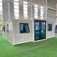 Offre Spéciale 20ft/40ft Conteneur extensible Maisons en acier Bureau mobile pliable préfabriqué avec chambre Tiny Home