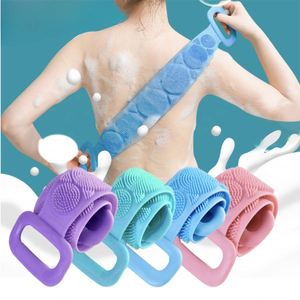 Brosse de douche en silicone pour le dos, 75 cm, entièrement naturelle et douce, avec service OEM ODM, prix usine, pour le bain et le spa - Product Image 3