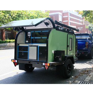 Manleyorv Petite caravane de camping 4x4 en forme de larme, caravane de camping avec essieu simple, caravane tout-terrain, camping-car américain - Product Image 4