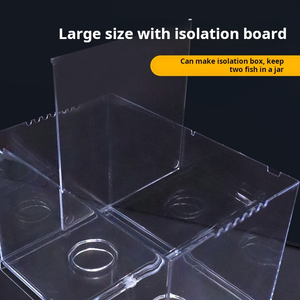 Étangs d'élevage de poissons en fibre de verre durables et faciles à entretenir, décor de réservoir d'aquarium en plastique acrylique écologique pour Koi Koi - Product Image 4