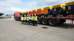 Compresor de Aire Portátil Pequeño de Diésel Blurbly de <span class=keywords><strong>185</strong></span> Cfm, 145 psi, 8 bar, 36.8kw, Yanmar/Yuchai, en Remolque para Explosiones - Product Image 6