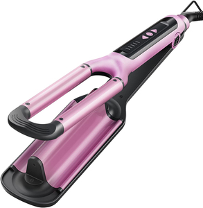 <span class=keywords><strong>Rose</strong></span> Plage Vagues Fer À Friser Réglable Chaleur 3 Baril Profond Cheveux Waver Cheveux Fer En Céramique Baguette À Friser Cheveux Sertisseur - Product Image 1