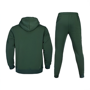 Ensemble de survêtement unisexe d'hiver en molleton, 2 pièces, pull à manches longues, tenue de sport décontractée pour le jogging - Product Image 3