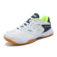 Chaussures de badminton pour hommes, semelle en caoutchouc antidérapante, respirantes, baskets d'entraînement de tennis de table, chaussures de pickleball d'intérieur, taille 38-48