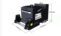 Panneau de commande convivial, machine à secouer la poudre DTF, écran clair, réglage facile des paramètres