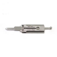 Lishi VAC102 Décodeur 2 en 1 et outil de serrurier pour véhicules Renault Flat 6 Cut