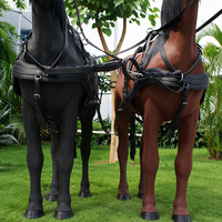Harnais pour cheval à usage unique avec selle de style western pour la course