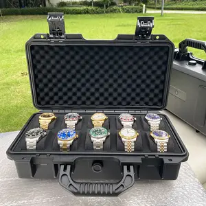 小时旅行箱男女手表自动手表收卷机储物展示盒静音电机塑料手表盒