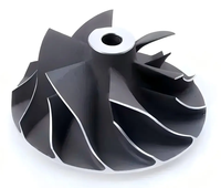 Hélices de turbine en titane CNC 5 axes GR5 ASTM B265 pour compresseur de moteur à réaction, turbomachines OEM