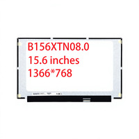 Nuevo Panel LCD de Repuesto para Laptop de 15.6 Pulgadas, Delgado, 30 Pines, HD, Marco Estrecho, Brillante, Compatible con Realidad Virtual, B156XTN08.0 NT156WHM-N44