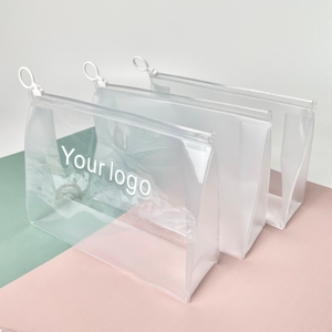 Nouveaux produits : trousses de maquillage et de toilette transparentes en PVC imperméable, imprimées ou unies, pour voyage, organisatrices mignonnes - Product Image 6