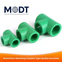 PPR Tuyau Socket Equal Tee Couplage Adaptateur Coude Union Connecteur Tube Raccords Laiton Cuivre Haute Approvisionnement En Eau Plomberie Exportateur