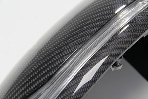 ฝาครอบกระจกมองหลังคาร์บอนไฟเบอร์สีดำ สำหรับ Mercedes-Benz BCES-class CLS GLA/B/CW205/213/222 รุ่น Sterling - Product Image 4