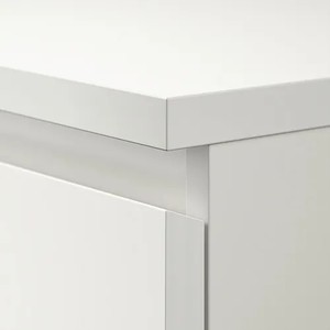Commode moderne blanche à 6 tiroirs Mobilier de salon de style nordique avec bois MDF pour la maison ou l'hôtel - Product Image 5