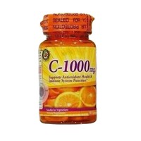Comprimés de Vitamine C 1000mg avec Extraits d'Herbes, Complément Végétalien pour la Peau et le Système Immunitaire