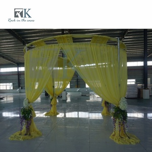 Adjustable Round Pipe Kits Pipe and Drape Backdrop Pipe and Drape Pipe and Drapes for Events - Product Image 4