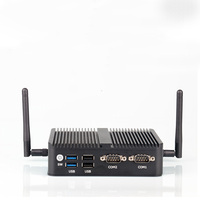 Komputer NUC Tanpa Kipas Senyap Quad Core Intel N100 Mini PC Dual Lan Dual COM 4xUSB Komputer Industri