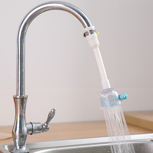 Aérateur de robinet économiseur d'eau avec design rotatif, buse anti-éclaboussures réglable pour évier de cuisine, bleu, rose, vert, matériau PP - Product Image 2