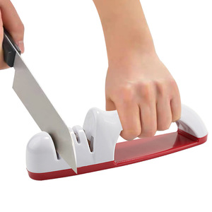 เครื่องลับมีดสามขั้นตอน พร้อมเพชรขัดเงา ทำจากสแตนเลส ใช้งานง่ายสำหรับครัวเรือน - Product Image 3